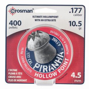 Śrut Crosman Piranha Hollow Point 4,5 mm 400 szt.    LPPH7