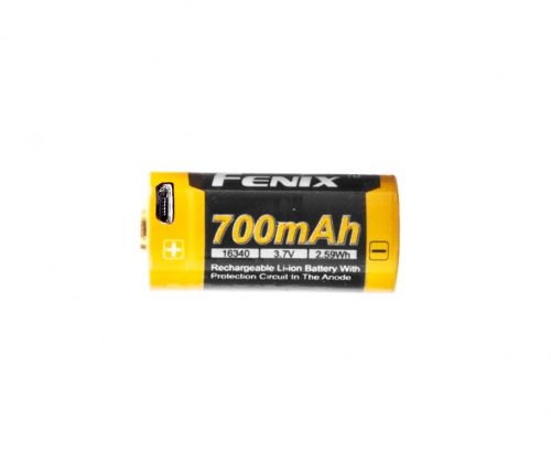 Akumulator Fenix  USB  ARB-L16U (16340 RCR123 700 mAh 3,7 V)