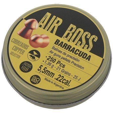 Śrut Apolo Air Boss Barracuda Copper 5.5 mm, 250 szt. 1.36g/21.0gr