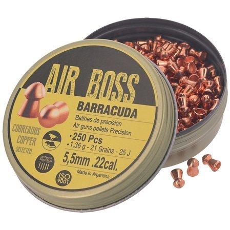 Śrut Apolo Air Boss Barracuda Copper 5.5 mm, 250 szt. 1.36g/21.0gr