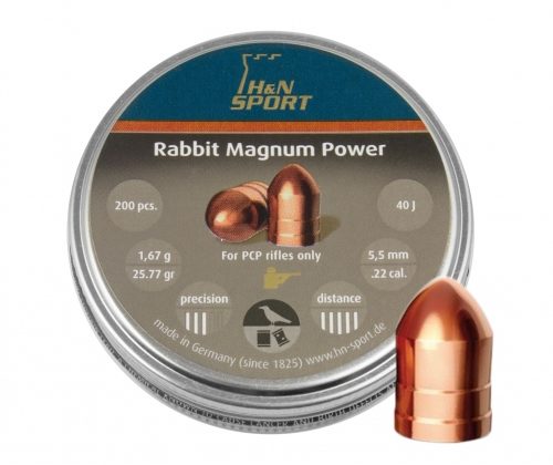 Śrut diabolo H&N Rabbit Magnum II Power 5,5 mm 200 szt.    Kod: 051-046