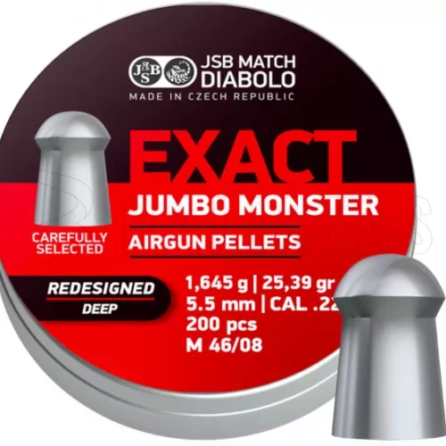 Śrut JSB Exact Jumbo Monster Redesigned DEEP 5,52mm 200szt.