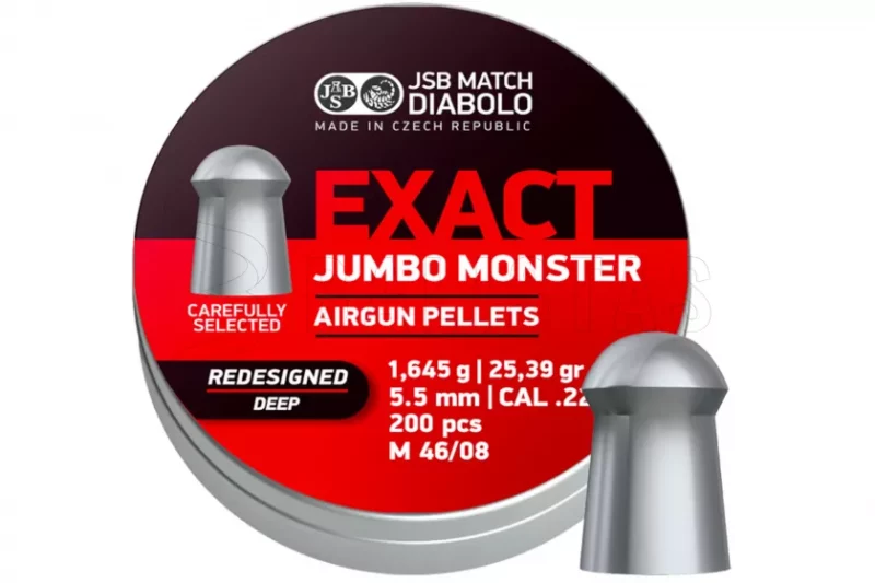 Śrut JSB Exact Jumbo Monster Redesigned DEEP 5,52mm 200szt.