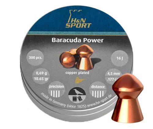Śrut diabolo H&N Baracuda Power 4,5 mm 300 szt.       Kod: 051-041