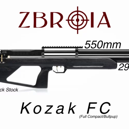 Wiatrówka PCP Zbroia Kozak FC 550/290  5,5mm. czarne drewno