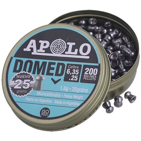 Śrut Apolo Premium Domed 6.35mm, 200szt  1,6 g.   (E 13501)