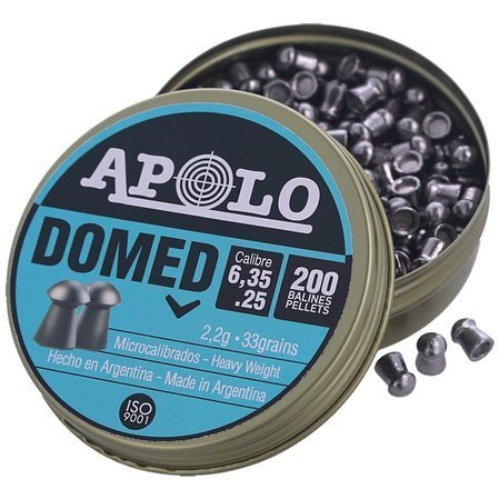 Śrut Apolo Premium Domed 6.35mm, 200szt 2.2g.  (E 19912)