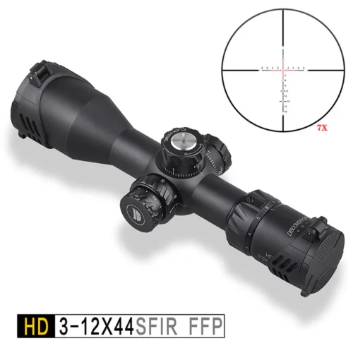 Luneta DiscoveryOpt HD 3-12X44 SFIR FFP compact + Montaż