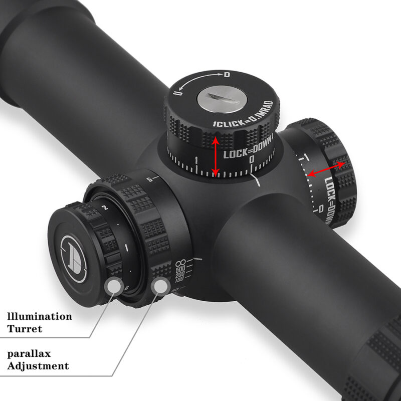 Luneta celownicza DiscoveryOpt ED-AR 1-8x24 SFIR FFP + Montaż - obrazek 8