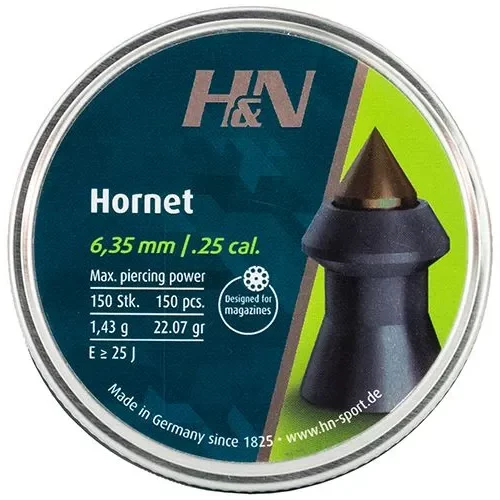 Śrut H&N Hornet 6.35mm.  22.07 grain