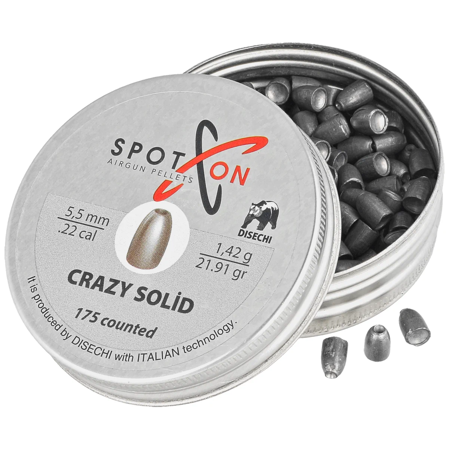 Śrut Spoton Crazy Solid Slug 22 5.5 mm, 175 szt. 1.42g/21.91gr