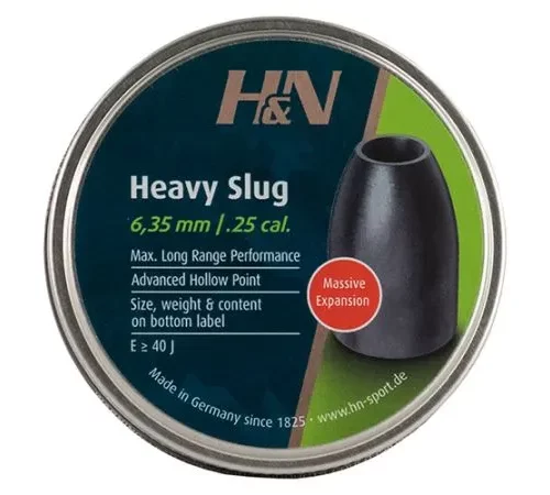 Śrut  Slugs H&N 6.35 mm Heavy 42 grain (.250)