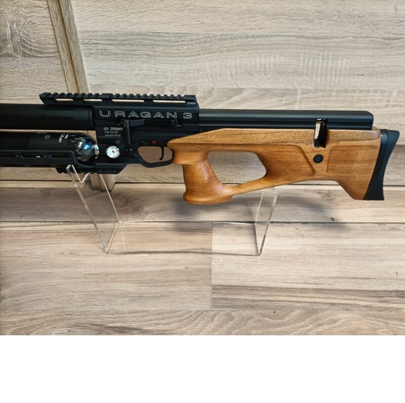 Wiatrówka PCP AIRGUN TECHNOLOGY URAGAN 3 - lufa 700mm.- Orzech - obrazek 3