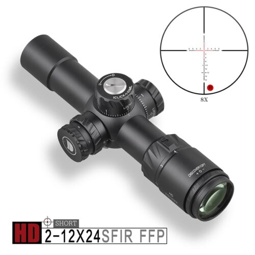 Luneta celownicza DiscoveryOpt HD 2-12X24SFIR FFP-MIL + Montaż