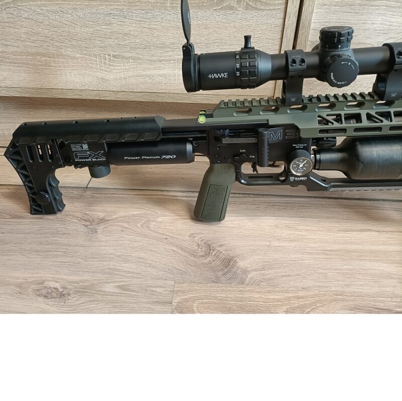 Zestaw wiatrówki PCP FX Impact M3 sniper - 6,35mm.- używany - obrazek 5