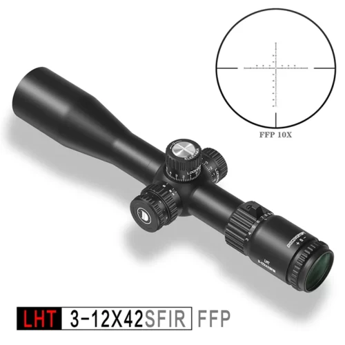 Luneta celownicza DiscoveryOpt LHT 3-12X42SFIR-FFP-MOA + Montaż