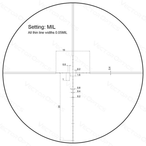 Luneta celownicza Vector Optics Veyron 3-12×44 FFP