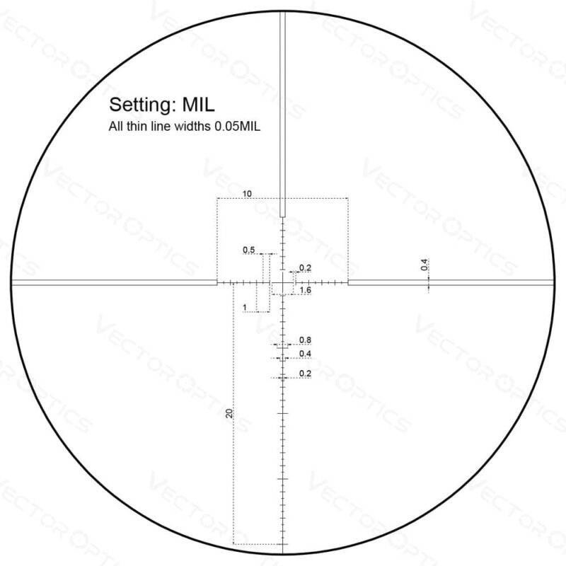 Luneta celownicza Vector Optics Veyron 3-12x44 FFP - obrazek 2
