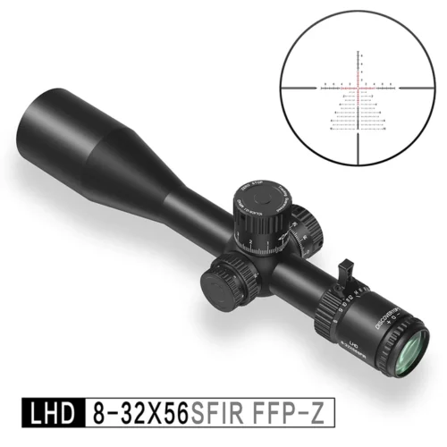 Luneta celownicza DiscoveryOpt LHD 8-32X56SFIR FFP-Z-MRAD  +  Montaż