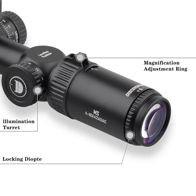 Luneta celownicza DiscoveryOpt MS 4-16x42AOAC + Montaż - obrazek 7