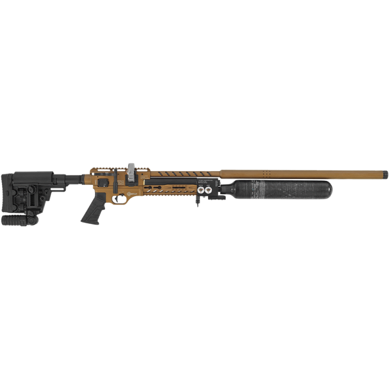 Wiatrówka PCP Hatsan Factor Sniper L Bronze z regulatorem - lufą QE