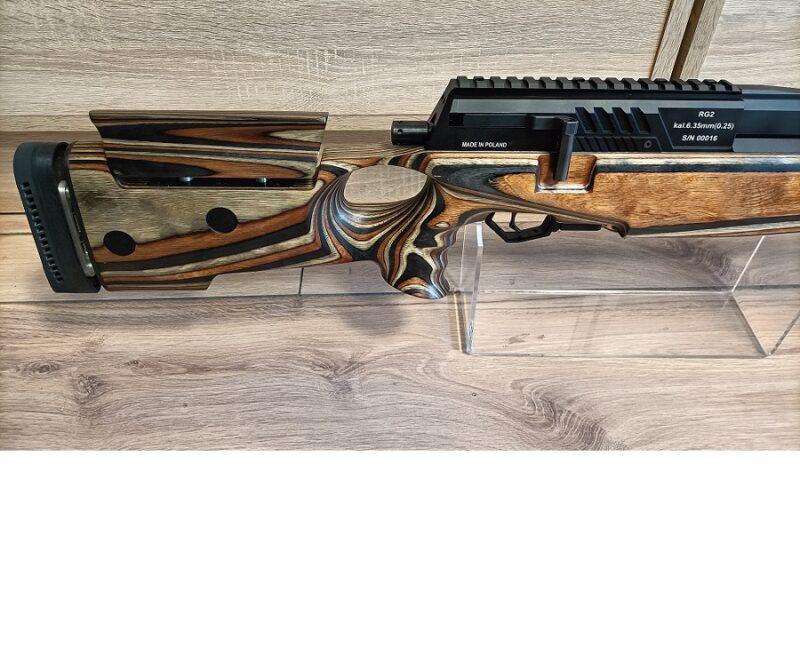 Wiatrówka PCP ARG RG II Classic - 700mm. - Laminat Wood ciemny - 6,35mm. - obrazek 3