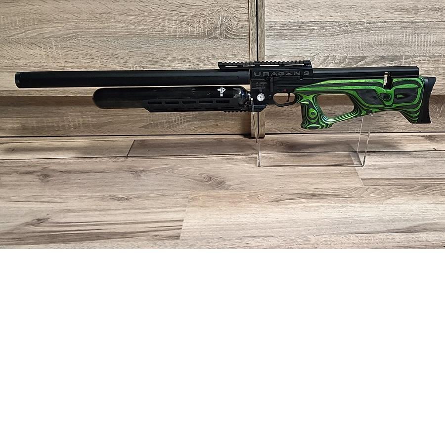 Wiatrówka PCP AIRGUN TECHNOLOGY URAGAN 3 - lufa 700mm.- Laminat Green - obrazek 5
