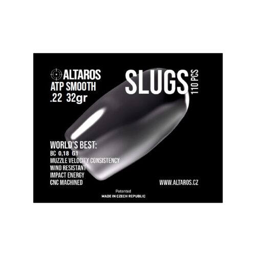 Śrut slug ALTAROS ATP SMOOTH 5,52 mm .22 toczone CNC / 32,3 grain