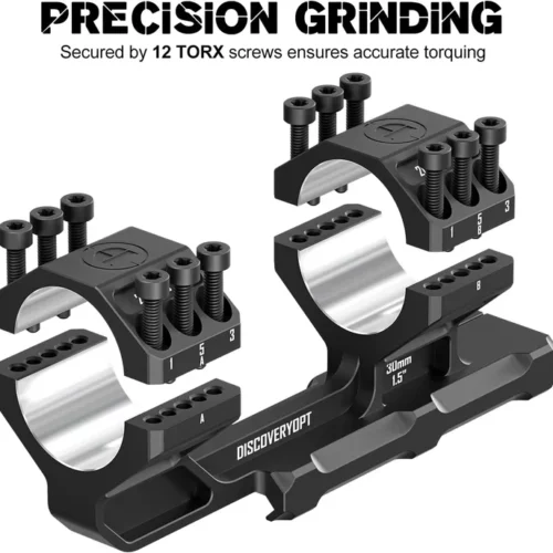 Montaż Lunety DISCOVERYOPT 20 MOA tubus 30mm.  , szyna 22mm.