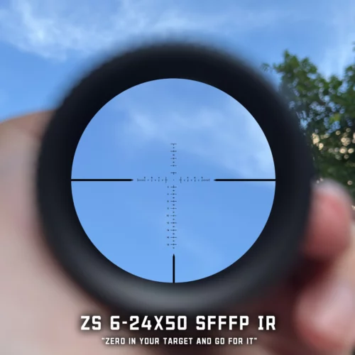 Luneta celownicza T-EAGLE ZS 6-24X50 FFP IR MRAD Zero Stop + montaż