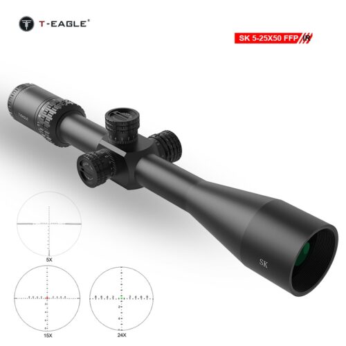 Luneta celownicza T-Eagle SK 5-25×50 FFP IR + montaż