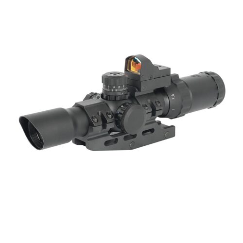 Luneta celownicza Assault Optic 1-4X28 LPVO z siatką Mil-Dot + kolimator