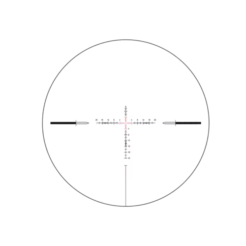 Luneta celownicza T-EAGLE ZS 3-12X44 FFP IR kompaktowa Zero Stop + montaż (kolor TAN )