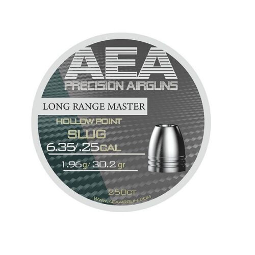 Śrut slug AEA Long Range Master 6,35 mm HP 30,2 grain (.25)