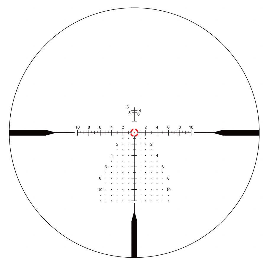 Luneta celownicza Vector Optics Continental x10 ED CTR - 1-10x28 - 34 mm + montaż - obrazek 9