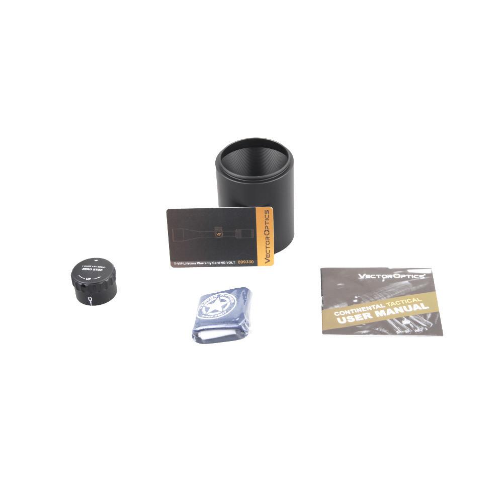 Luneta celownicza Vector Optics Continental x8 4-32 SFP ED Zero Stop - 56 mm-T51+ montaż - obrazek 8