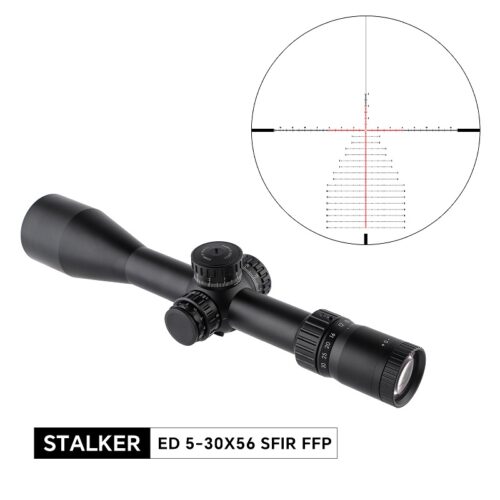 Luneta celownicza Marcool Stalker ED 5-30×56 FFP IR + montaż 34mm