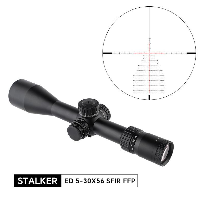 Luneta celownicza Marcool Stalker ED 5-30×56 FFP IR + montaż 34mm