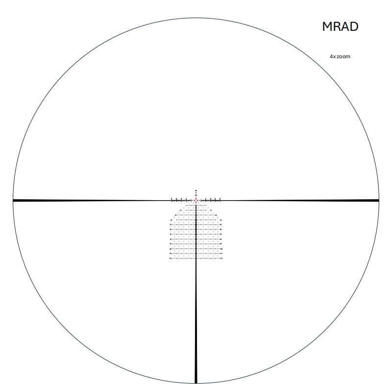 Luneta celownicza Marcool Stalker ED 4-32×56 FFP IR Zero stop + montaż 34mm - obrazek 3