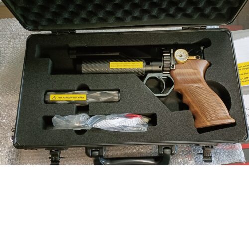Wiatrówka PCP semi-auto Huben GK1 MINI V3+  tłumik