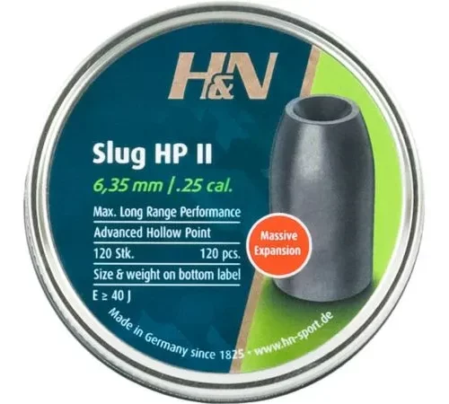 Śrut Slugs H&N 6.35 mm HP II 32 grain (.249 )