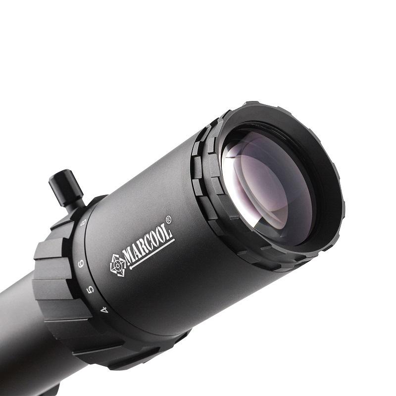Luneta celownicza Marcool Stalker ED 4-32×56 FFP IR Zero stop + montaż 34mm - obrazek 5
