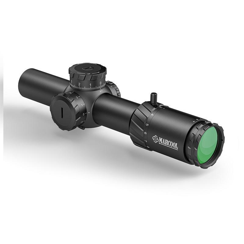 Luneta biegowa Marcool Stalker ED 1-10×28 FFP IR ZERO STOP +montaż 34mm