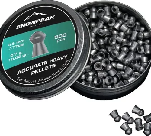 Śrut do wiatrówki Snowpeak Accurate Heavy 4,5 mm (.177) 10,08 grain – 500szt.